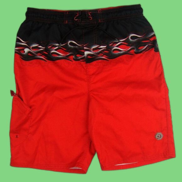 Boys OP Ocean Pacific Swim Trunks Shorts - Picture 1 of 5